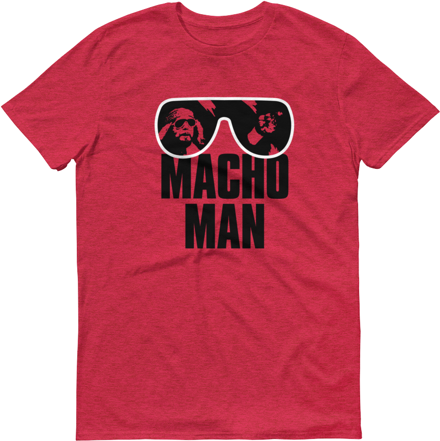 "macho Man" Randy Savage "sunglasses" T-shirt - Homer Simpson Mmm Pink (1000x1000), Png Download