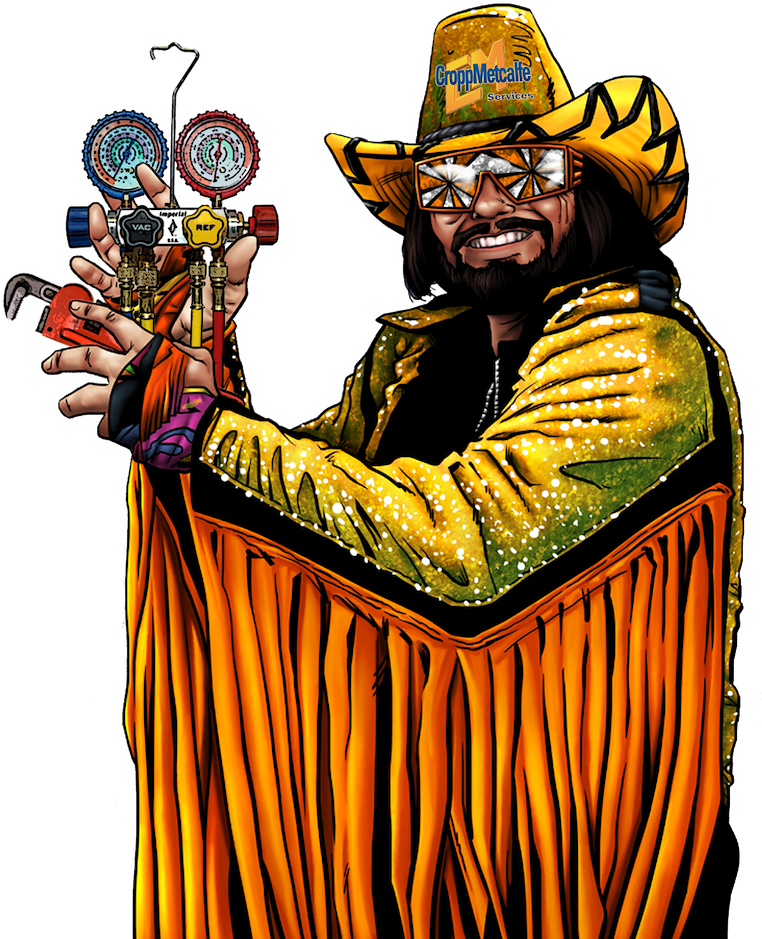 Team Logo For An Internal Competition At Croppmetcalfe - Macho Man Randy Savage Drawing (960x960), Png Download