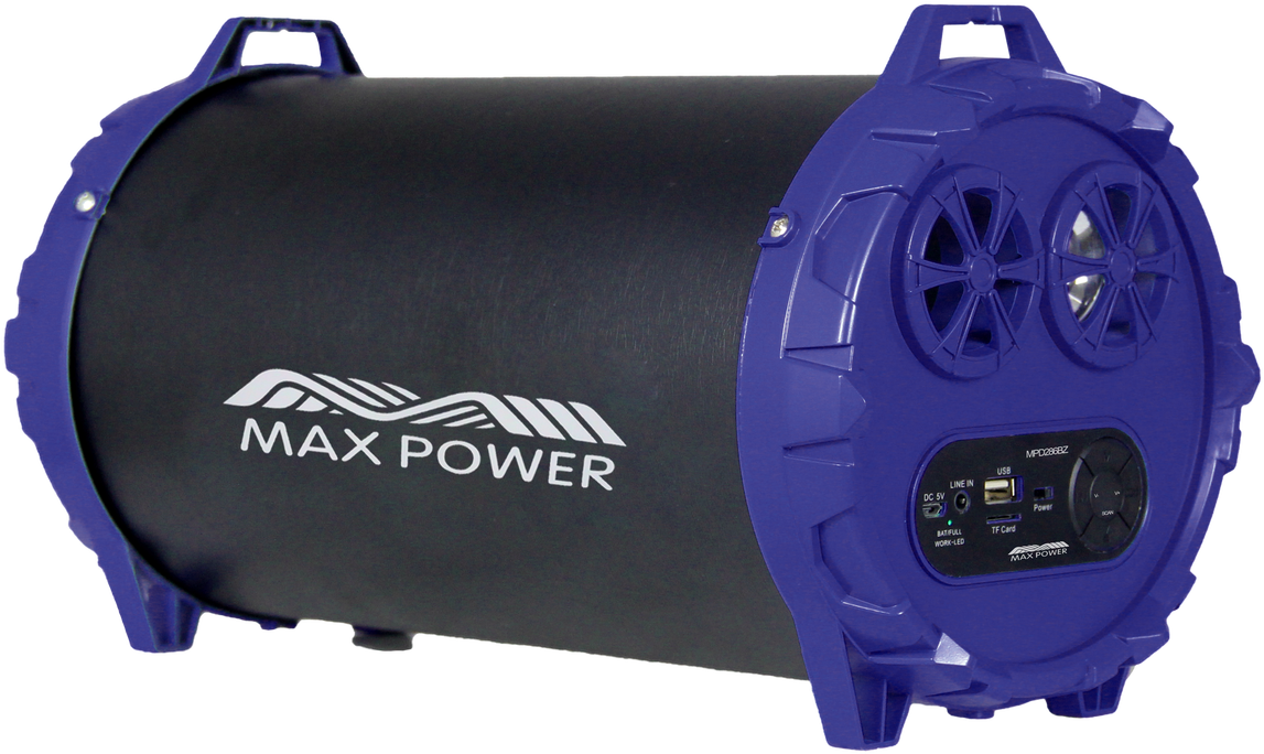 Mpd286bz/heavy Duty Metal Bazooka Blue - Compressor (1280x890), Png Download