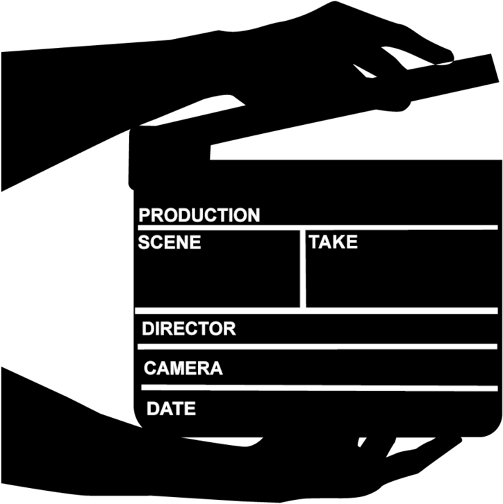 Movie Clapper - Illustration (1000x1020), Png Download