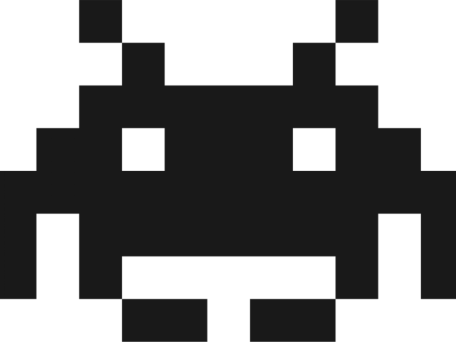 Space Invaders Clipart Galaga - Transparent Space Invaders Clipart (640x480), Png Download
