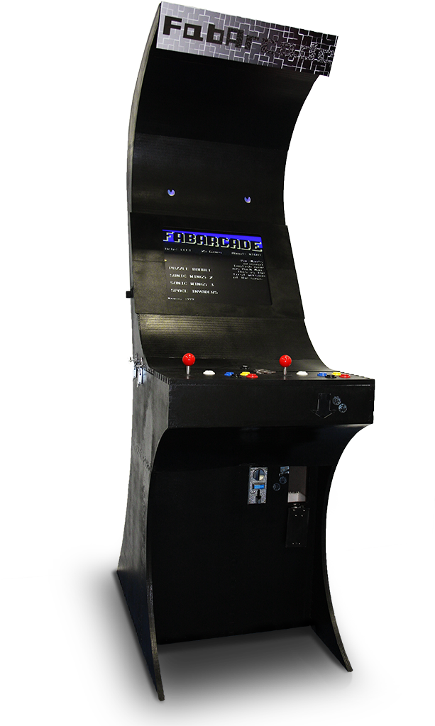 The Open-source Vintage Video Arcade - Video Game Arcade Cabinet (613x1024), Png Download