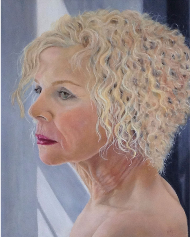 Self Portrait Oil On Canvas - Oil Painting (1000x840), Png Download