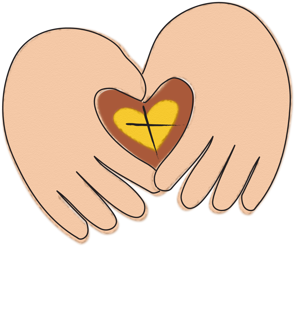 Helping Hands Gospel Mission - Heart (1500x1500), Png Download