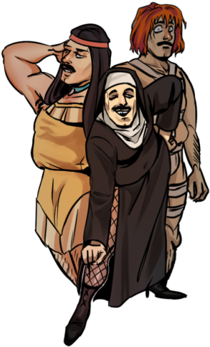 Randy Marsh Nun (500x500), Png Download