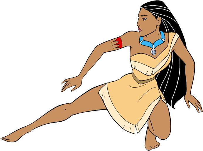 Pocahontas Creeping - Pocahontas Cartoon Png (700x520), Png Download