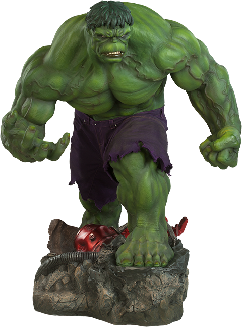 Marvel Premium Format™ Figure The Incredible Hulk - 1 4 Hulk Statue (480x647), Png Download
