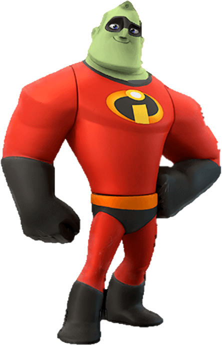 Incrediblehulk - Mr Incredible (744x871), Png Download