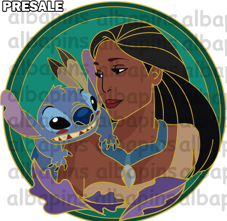 Image Of My Stitch Pocahontas Presale - Production (768x758), Png Download