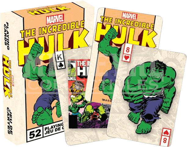 Classic Incredible Hulk Playing Cards - Hulk Playing Cards (612x612), Png Download