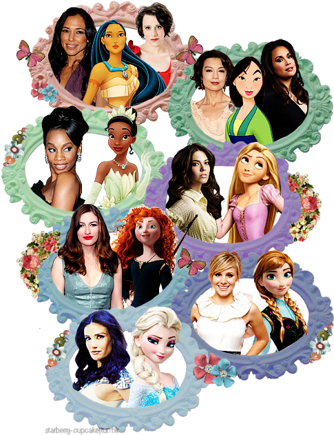 Disney Rapunzel Ariel Jasmine Aurora Cinderella Pocahontas - Kristen Bell Mandy Moore (500x650), Png Download