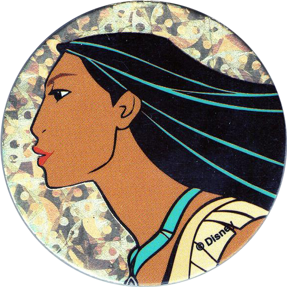 World Pog Federation > Avimage > Mcdonalds Pocahontas - Milk Caps (600x600), Png Download