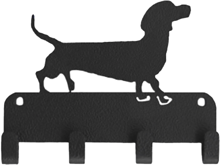 Sporthooks Dachshund Dog Leash & Key Holder - Sporthooks Dachshund Dog Leash & Key Holder, 6-inch (800x492), Png Download