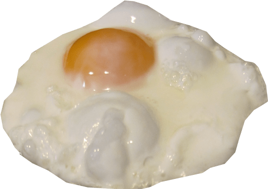 Fried Egg Transparent Background (600x400), Png Download