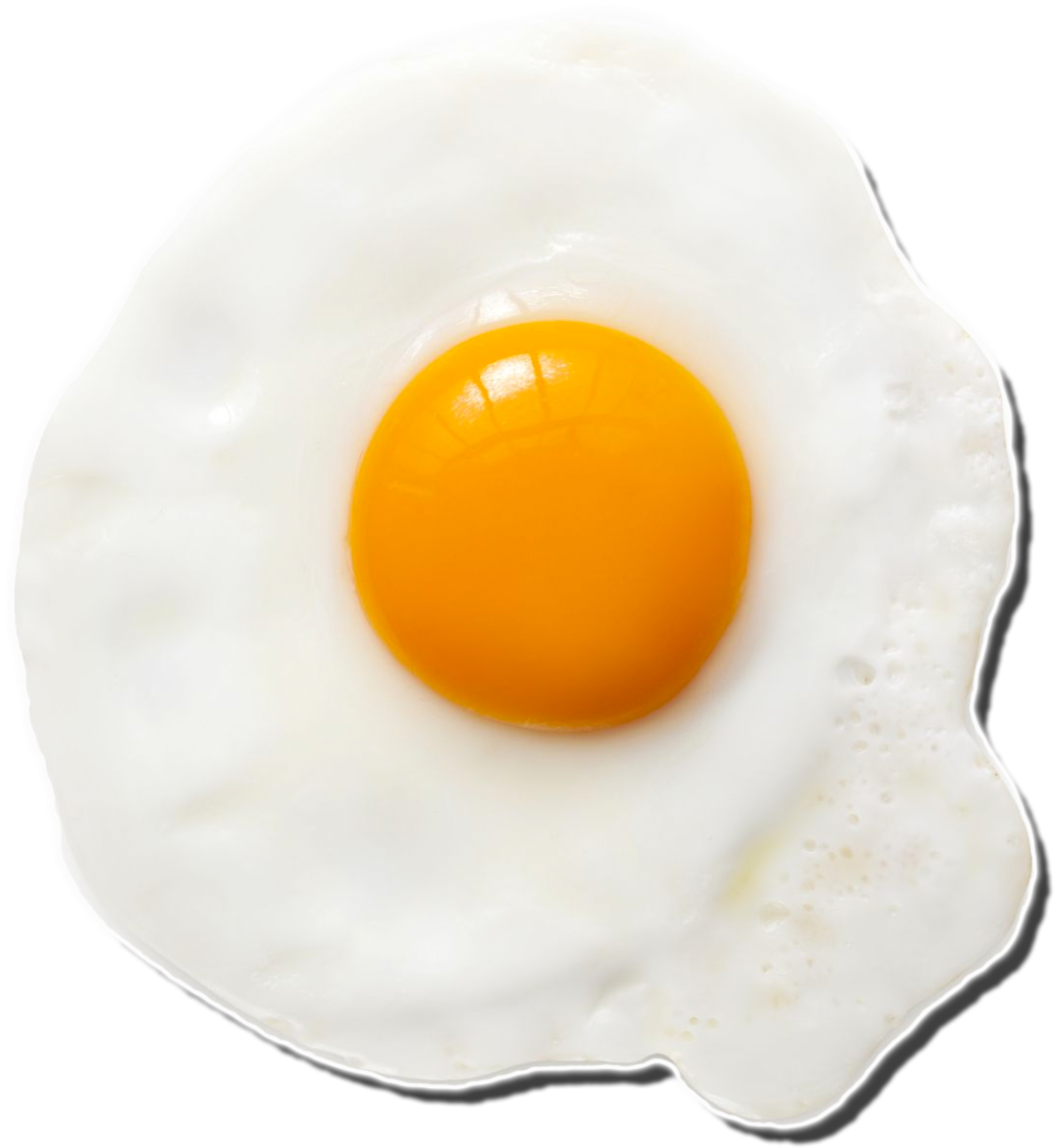 Fried Egg Png - Fried Egg (1280x1381), Png Download