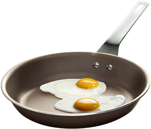 Fry Pan Egg Png (580x340), Png Download