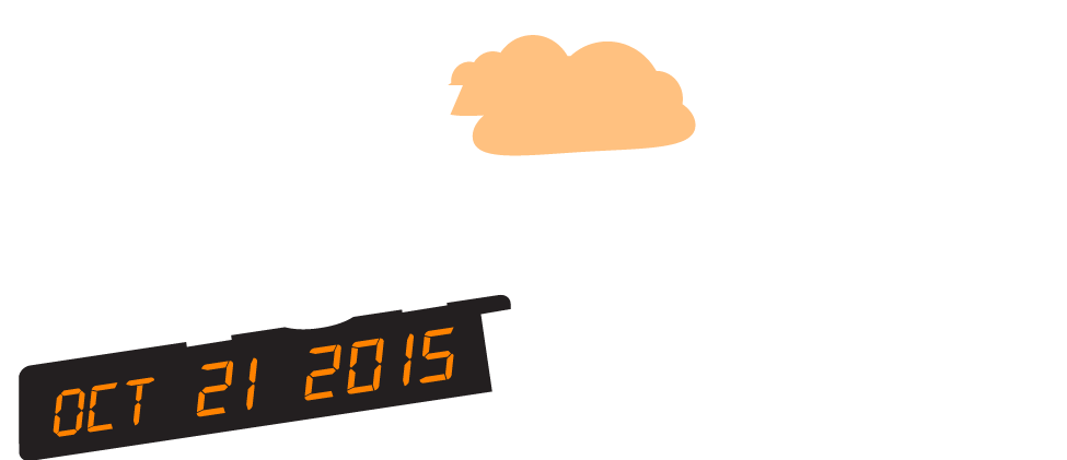 Celebrate Back To The Future Day With Scival (975x421), Png Download