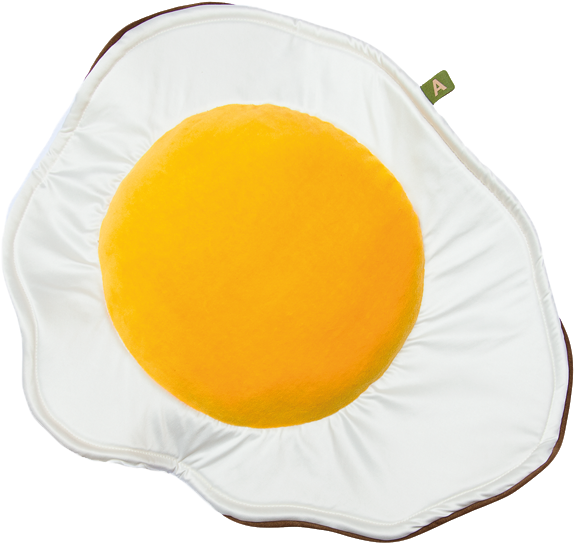 Home / Market / Fried Egg Pillow - Fried Egg (1000x1000), Png Download