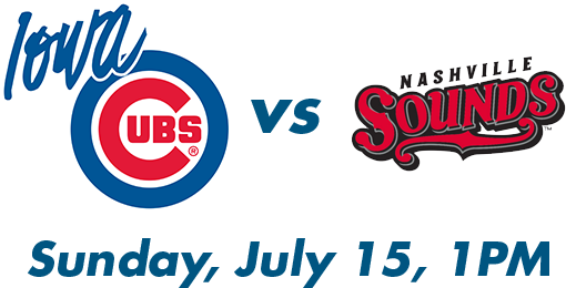 Iowa Cubs Vs - Nashville Sounds (540x300), Png Download