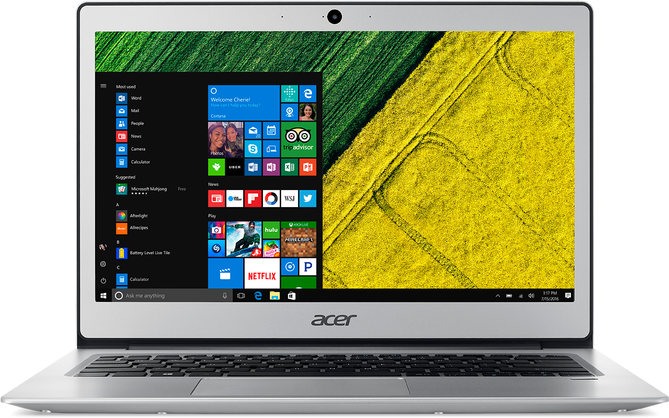 Acer Swift 1 Sf113 31 P5ck - Acer Swift 1 13 (1525x1002), Png Download