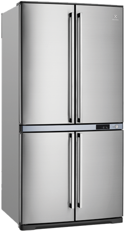 Eqe6807sd Hero Ang 01 - Electrolux French Door Fridge (800x500), Png Download