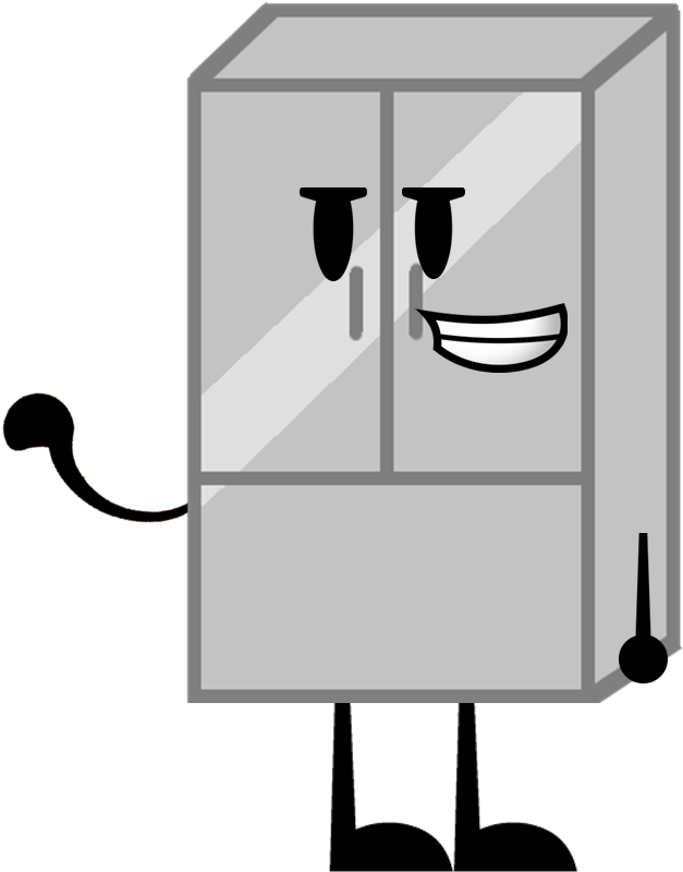 Fridge's Pose - Object Show Fridge (656x822), Png Download