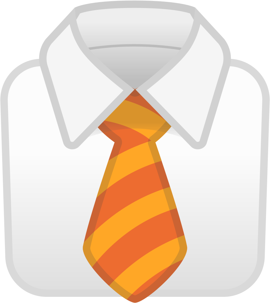 Download Svg Download Png - Corbata Emotico (1024x1024), Png Download