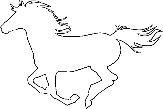 Logo - White Horse Silhouette Png (614x452), Png Download