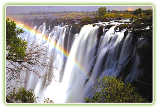 Victoria Falls (550x377), Png Download