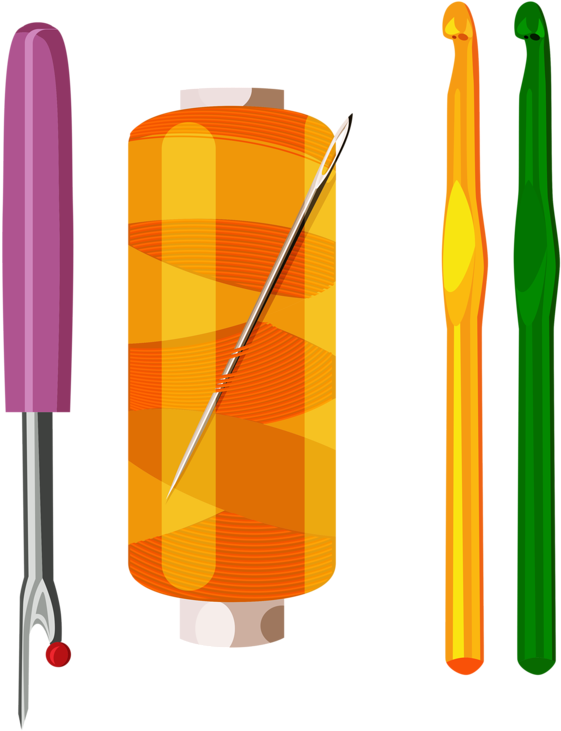 Sewingitems 9 - سكرابز خياطة (616x800), Png Download