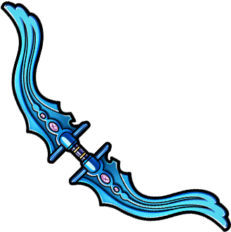 Gear-waterfall Bow Render - Unison League Waterfall Bow (380x380), Png Download