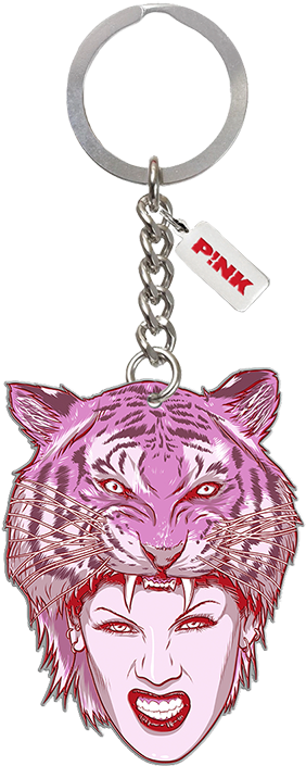 Tiger Head Keychain - System Of A Down (750x750), Png Download