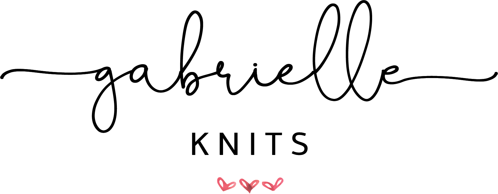 Gabrielle Knits - Knitting (1717x671), Png Download