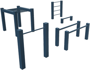 Calisthenics Park / Street Workout Park - Street Workout Park Png (500x276), Png Download