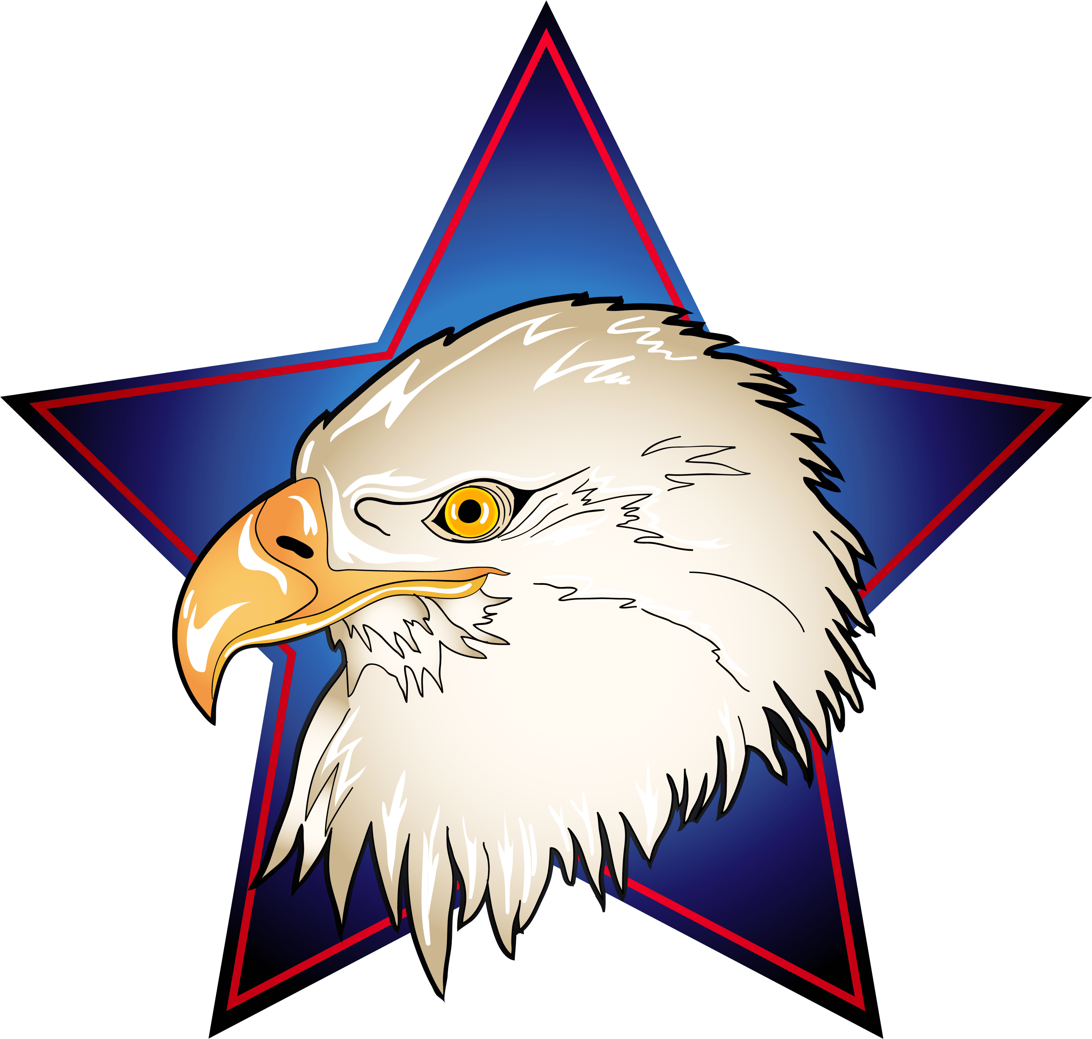 Eagle Head Clip Art (3634x3457), Png Download
