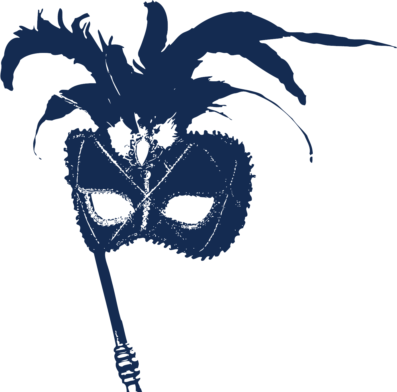 Blue Venetian Mask - Mask Png (1421x1406), Png Download