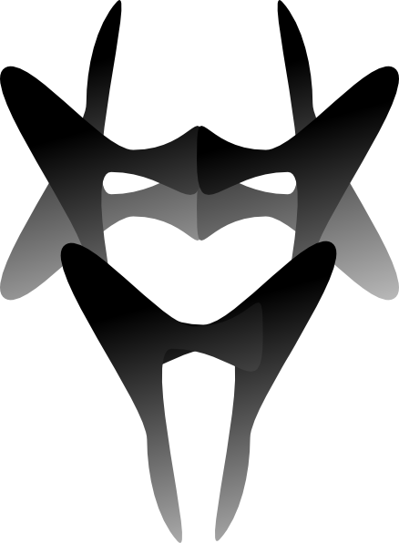 The Editing Of The Mask Of The Devil - Clip Art (438x596), Png Download