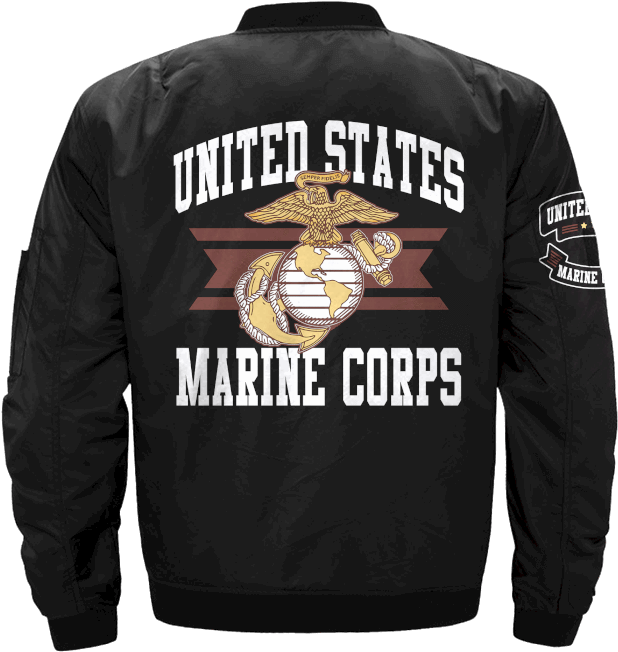 Marine Corps Jacket- United State Marine Corps Logo - U.s. Marine Corps Semper Fidelis Car Decal / Sticker (700x700), Png Download