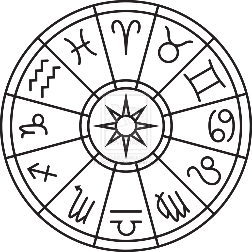 Zodiac Circle By 23linsky23-d6k6ne2 - Zodiac Circle Transparent (1024x1024), Png Download