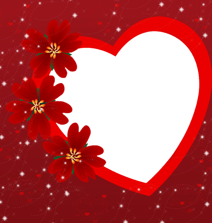 Valentines Day Heart Frame Png Photo - Valentine Day Special Couple (873x916), Png Download