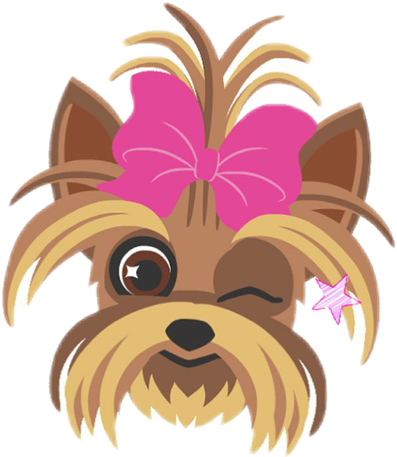 Jojo Siwa Bow Bow Sticker By Dilan Salman Clipart Of - Jojo Siwa Bow Bow Dog (569x655), Png Download
