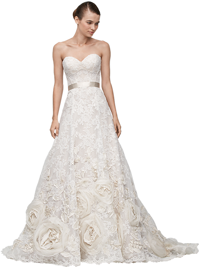 Pop Art Gowns With - Woman In Wedding Dress Png (450x577), Png Download