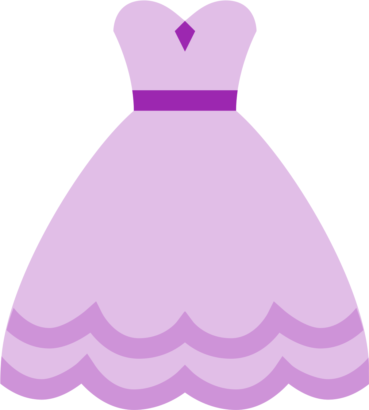 Wedding Dress (500x500), Png Download