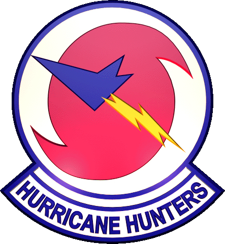 Patch Of The 53rd Wrs - Hurricane Hunters (443x481), Png Download