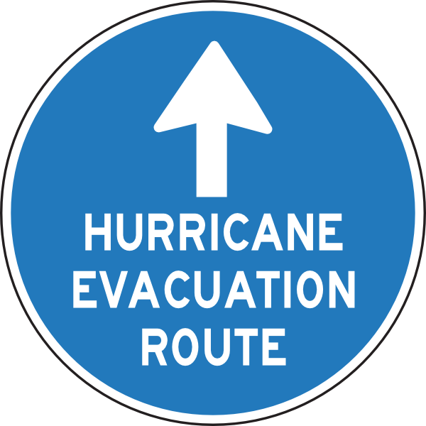 Hurricane Evacuation Route Clipart - Planning For Tropical Storms (600x600), Png Download