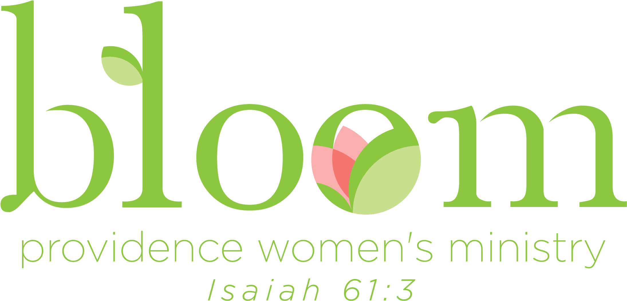 Bloom Logo Color Verse-02 - Women's Ministry (2550x1375), Png Download