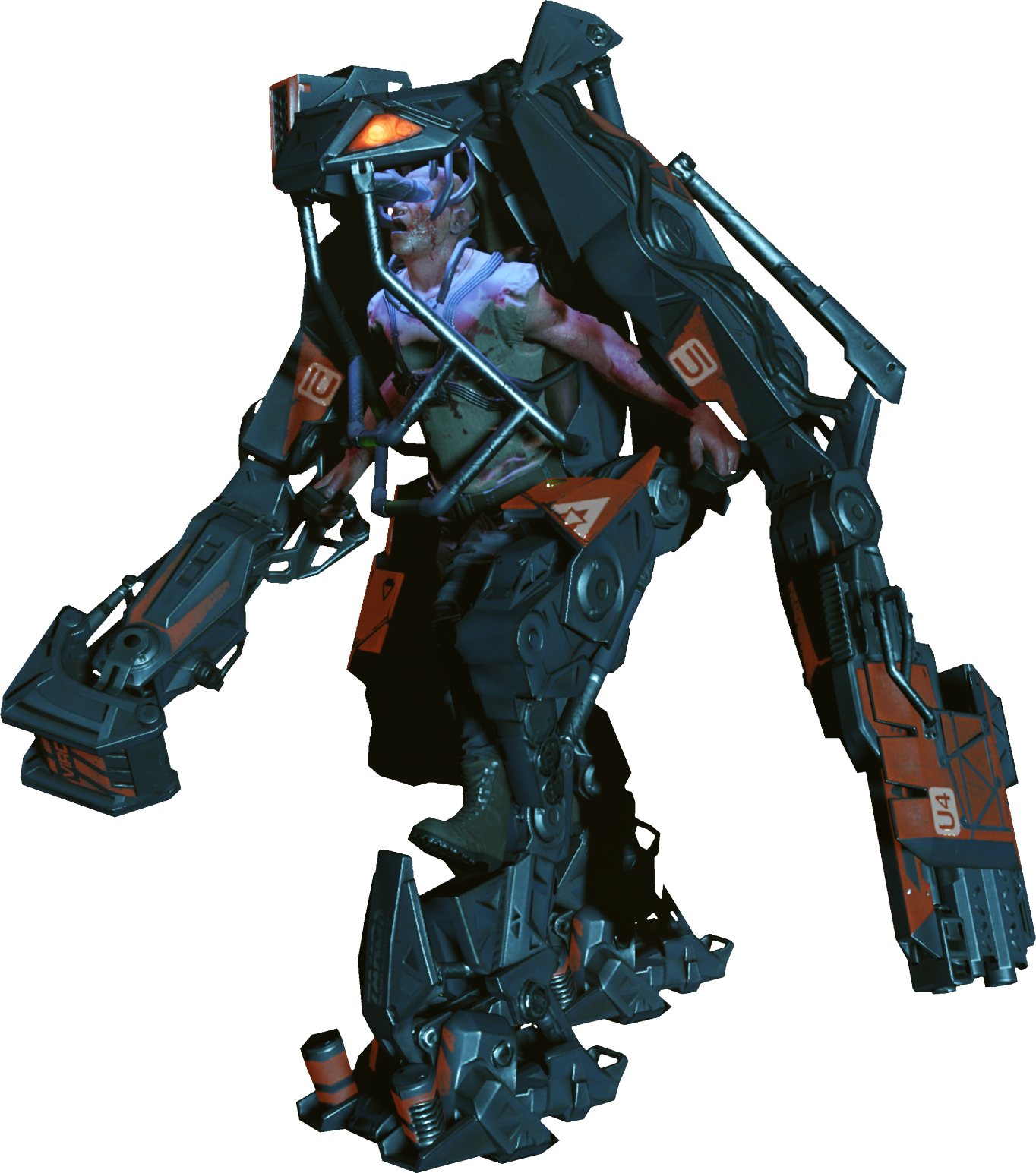 Destroyer Cyborg - Warface Destroyer (1364x1545), Png Download