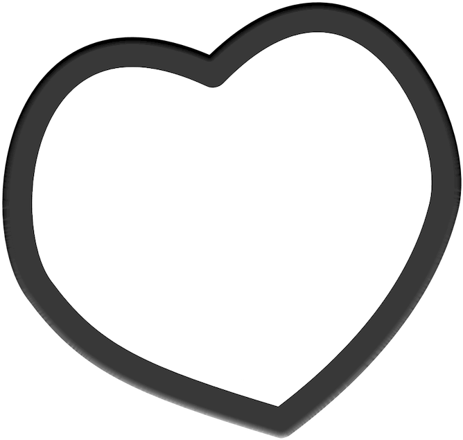 Black Heart Png Gif (836x800), Png Download