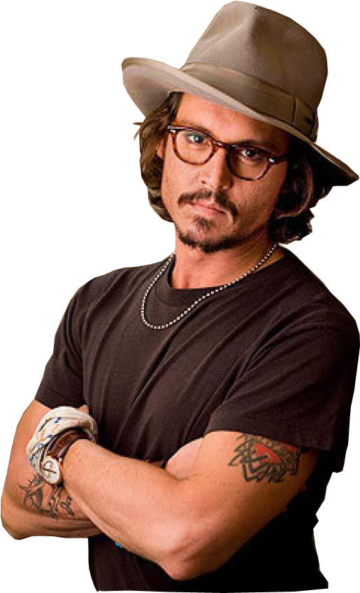 Johnny Depp Png Transparent - Johnny Depp Transparent (640x853), Png Download