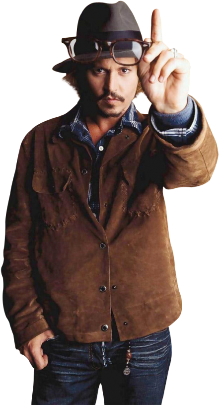 Johnny Depp Png Transparent Image - Johnny Depp Psd (500x849), Png Download